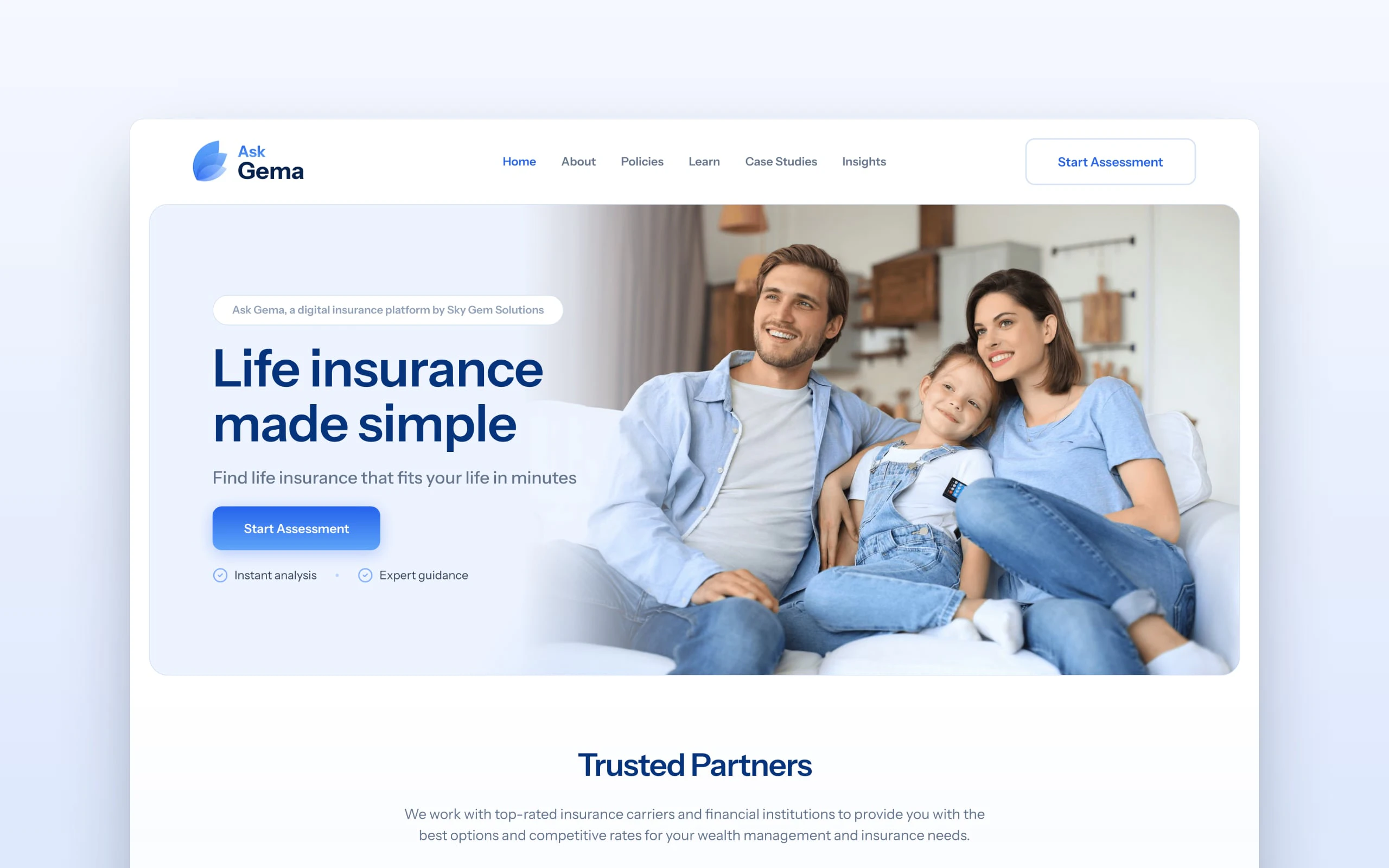 Life insurance assessment introduction